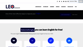 What Learnenglish.de website looked like in 2021 (3 years ago)