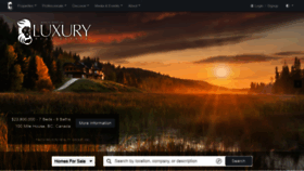 What Luxuryrealestate.com website looked like in 2021 (3 years ago)