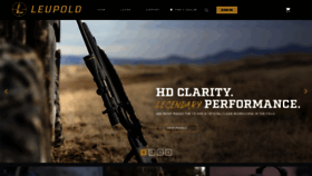 What Leupold.com website looked like in 2021 (3 years ago)