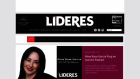 What Lideresmexicanos.com website looked like in 2021 (3 years ago)