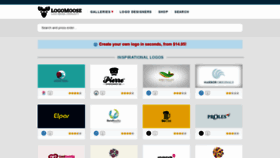 What Logomoose.com website looked like in 2021 (3 years ago)