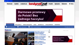 What Londynek.net website looked like in 2021 (3 years ago)