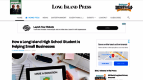 What Longislandpress.com website looked like in 2021 (3 years ago)