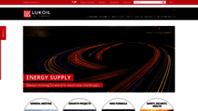 What Lukoil.com website looked like in 2021 (3 years ago)