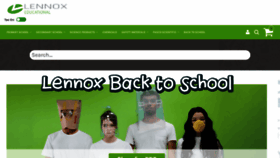 What Lennoxeducational.ie website looked like in 2021 (3 years ago)
