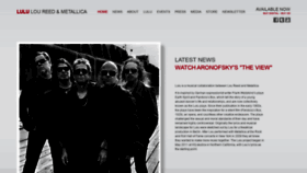 What Loureedmetallica.com website looked like in 2021 (3 years ago)