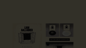 What Liamgallagher.com website looked like in 2021 (3 years ago)