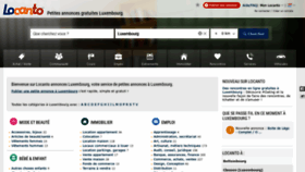 What Luxembourg.locanto.lu website looked like in 2021 (3 years ago)