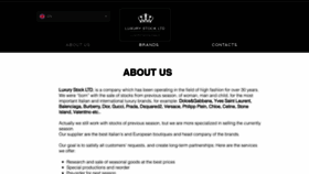 What Luxurystockltd.com website looked like in 2021 (3 years ago)