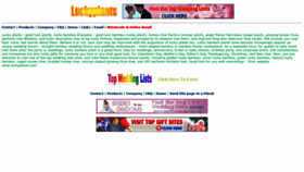 What Luckyplants.com website looked like in 2021 (3 years ago)