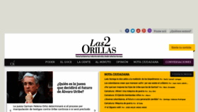 What Las2orillas.co website looked like in 2021 (3 years ago)