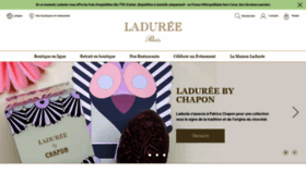 What Laduree.fr website looked like in 2021 (3 years ago)