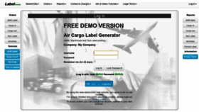 What Labelrunner.com website looked like in 2021 (3 years ago)