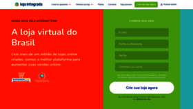 What Lojaintegrada.com.br website looked like in 2021 (3 years ago)