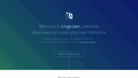 What Lingojam.com website looked like in 2021 (3 years ago)