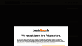 What Lausitznews.de website looked like in 2021 (3 years ago)