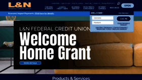 What Lnfcu.com website looked like in 2021 (3 years ago)