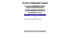 What Lastexception.com website looked like in 2021 (3 years ago)