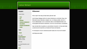 What Lehrer-wichert.de website looked like in 2021 (3 years ago)