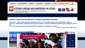 What Lodzkie.eu website looked like in 2021 (3 years ago)