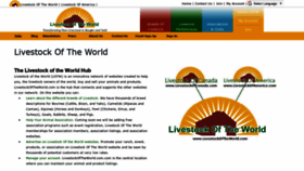 What Livestockoftheworld.com website looked like in 2021 (3 years ago)