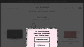 What Luluguinness.com website looked like in 2021 (3 years ago)