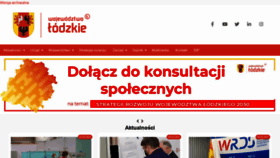 What Lodzkie.pl website looked like in 2021 (3 years ago)
