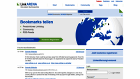 What Linkarena.com website looked like in 2021 (3 years ago)