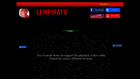 What Lempiratv.com website looked like in 2021 (3 years ago)