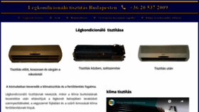 What Legkondi-tisztitas.hu website looked like in 2021 (3 years ago)