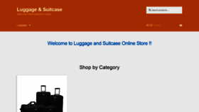 What Luggage-suitcase.com website looked like in 2021 (3 years ago)