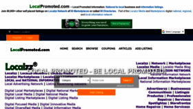 What Localpromoted.com website looked like in 2021 (3 years ago)