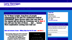 What Larryhannigan.com.au website looked like in 2021 (3 years ago)