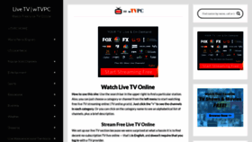 What Livetv.wtvpc.com website looked like in 2021 (3 years ago)