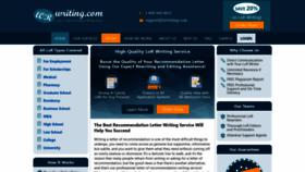 What Lorwriting.com website looked like in 2021 (3 years ago)