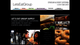 What Letseatgroup.co.uk website looked like in 2021 (3 years ago)