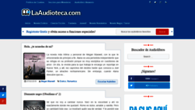 What Laaudioteca.com website looked like in 2021 (3 years ago)