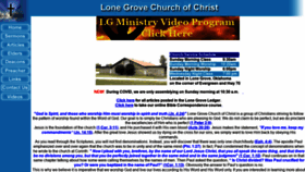 What Lgchurchofchrist.com website looked like in 2021 (3 years ago)
