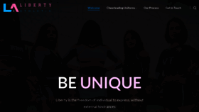 What Libertycheerwear.co.uk website looked like in 2021 (3 years ago)