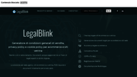 What Legalblink.it website looked like in 2021 (3 years ago)