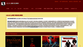 What Lalalandrecords.com website looked like in 2021 (3 years ago)