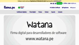 What Llama.pe website looked like in 2021 (3 years ago)