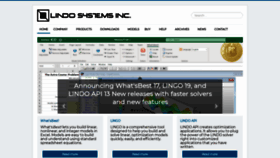What Lindo.com website looked like in 2021 (3 years ago)