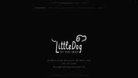 What Littledogcoffeeshop.com website looked like in 2021 (3 years ago)