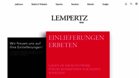What Lempertz.com website looked like in 2021 (3 years ago)