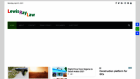 What Lewisraylaw.com website looked like in 2021 (3 years ago)