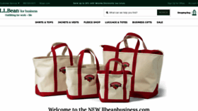 What Llbeanbusiness.com website looked like in 2021 (3 years ago)