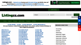 What Listingzz.com website looked like in 2021 (3 years ago)