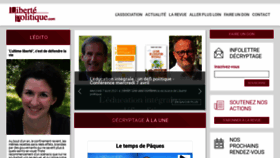What Libertepolitique.com website looked like in 2021 (3 years ago)