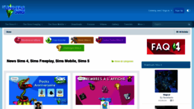 What Luniversims.com website looked like in 2021 (3 years ago)